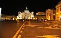 Roma - Vaticano, Piazza San Pietro di notte - 4